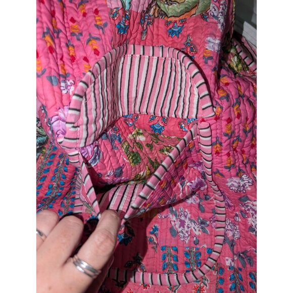 cotton patchwork backpack main image 5